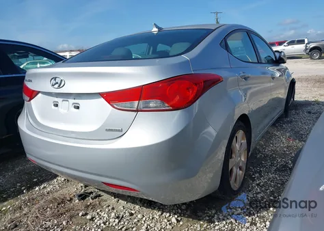2013 Hyundai Elantra Limited из США, поврежденный, VIN 5NPDH4AE7DH168660
